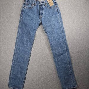 Levi’s NWT 501 button fly jeans men’s 29x32 Medium Wash Denim